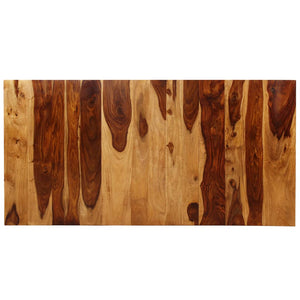 vidaXL Dining Table Solid Acacia Wood and Steel 180 cm
