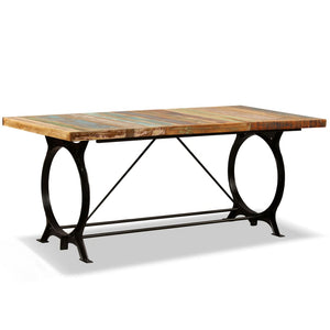 vidaXL Dining Table Reclaimed Solid Wood 180 cm