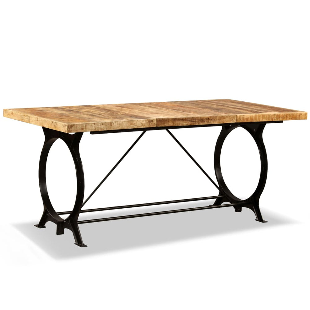 vidaXL Dining Table Rough Solid Mango Wood 180 cm