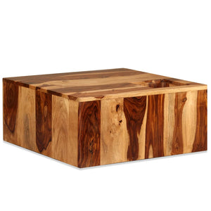 vidaXL Coffee Table Solid Acacia Wood 70x70x30 cm
