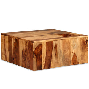 vidaXL Coffee Table Solid Acacia Wood 70x70x30 cm