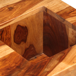 vidaXL Coffee Table Solid Acacia Wood 70x70x30 cm