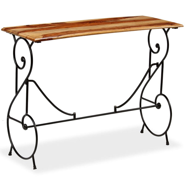 vidaXL Console Table Solid Acacia Wood 100 x 40 x 75 cm