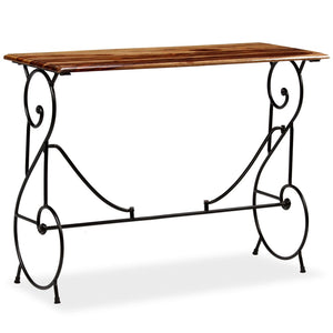 vidaXL Console Table Solid Acacia Wood 100 x 40 x 75 cm