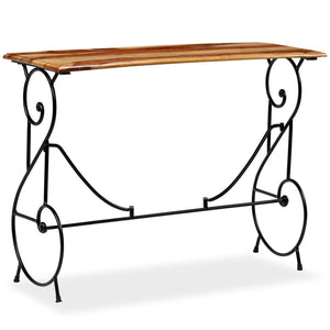 vidaXL Console Table Solid Acacia Wood 100 x 40 x 75 cm