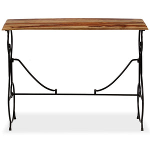 vidaXL Console Table Solid Acacia Wood 100 x 40 x 75 cm