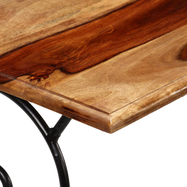vidaXL Console Table Solid Acacia Wood 100 x 40 x 75 cm