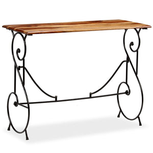 vidaXL Console Table Solid Acacia Wood 100 x 40 x 75 cm