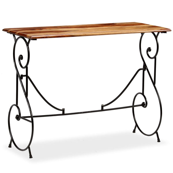 vidaXL Console Table Solid Acacia Wood 100 x 40 x 75 cm