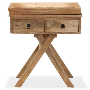 vidaXL Side Table Solid Mango Wood 65 x 40 x 76 cm
