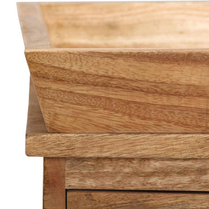 vidaXL Side Table Solid Mango Wood 65 x 40 x 76 cm