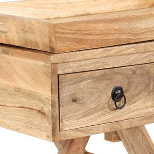 vidaXL Side Table Solid Mango Wood 65 x 40 x 76 cm
