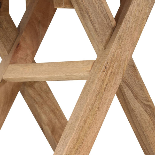 vidaXL Side Table Solid Mango Wood 65 x 40 x 76 cm