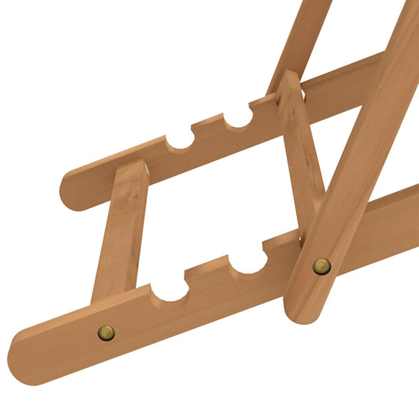 vidaXL Teak Sun Lounger 56x105x96 cm Cream