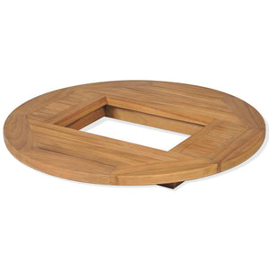 vidaXL Teak Beer Crate Table 70 cm