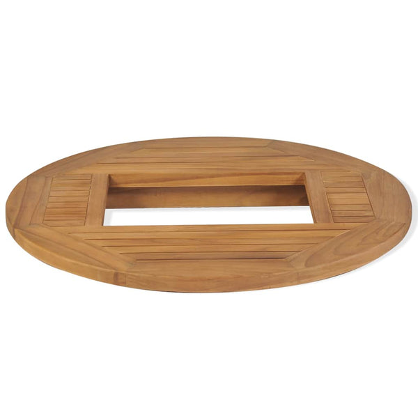 vidaXL Teak Beer Crate Table 70 cm