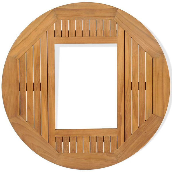 vidaXL Teak Beer Crate Table 70 cm