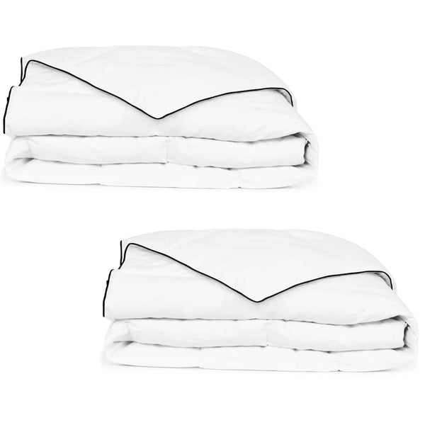 vidaXL Winter Down Duvet 2 pcs. 140x200 cm