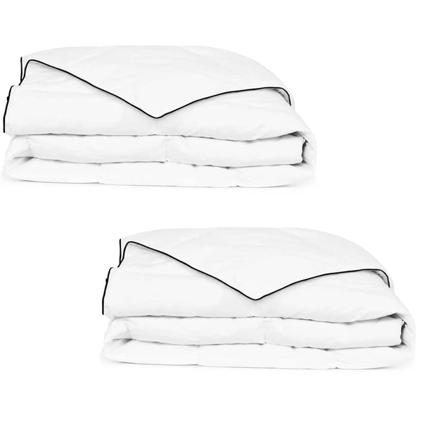 vidaXL Winter Down Duvet 2 pcs. 150x200 cm