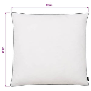 vidaXL Pillows 2 pcs. Down/Feather Filling Heavy 80x80 cm White