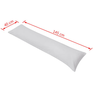 vidaXL Side Sleeper Pillow 40 x 145 cm Grey