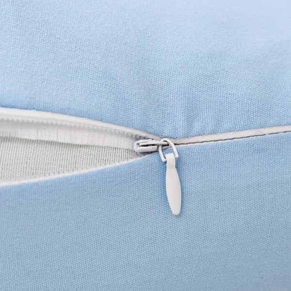 vidaXL J-shaped Pregnancy Pillow 54x(36-43) cm Blue