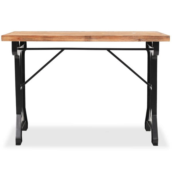 vidaXL Dining Table Solid Fir Wood 122x65x82 cm