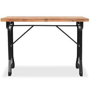 vidaXL Dining Table Solid Fir Wood 122x65x82 cm