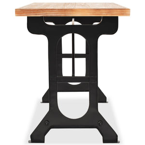 vidaXL Dining Table Solid Fir Wood 122x65x82 cm