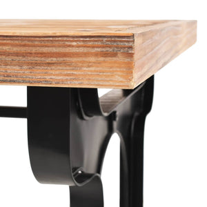 vidaXL Dining Table Solid Fir Wood 122x65x82 cm