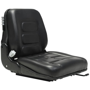 vidaXL Forklift Seat & Tractor Seat with Suspension Adjustable Backrest