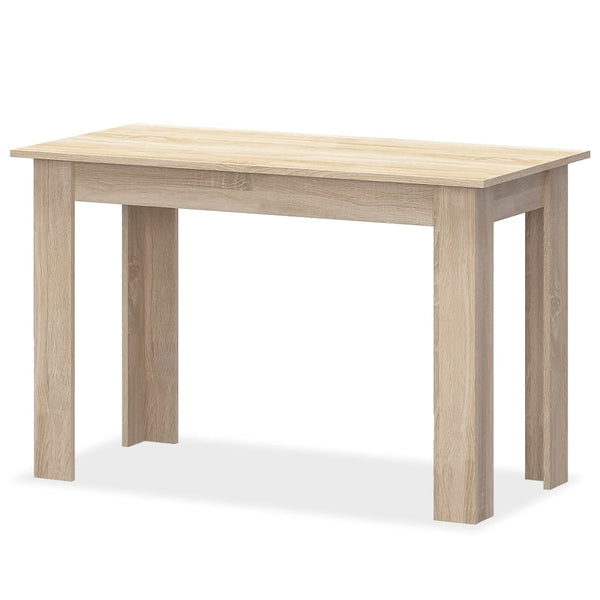 vidaXL 3-Piece Dining Set Table and Benches Chipboard Oak