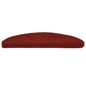 vidaXL Self-Adhesive Stair Treads 15 pcs. 56x17x3 cm Burgundy Half Round