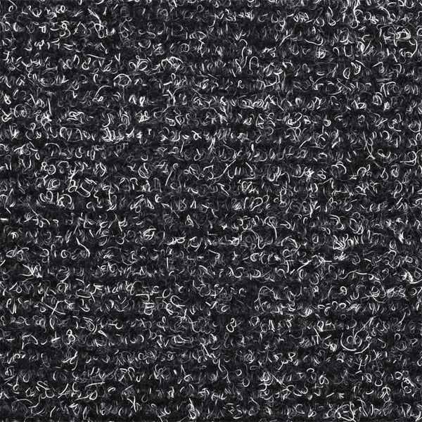 vidaXL Self-Adhesive Stair Treads 15 pcs. 65x21x4 cm Dark Grey Semi-Circular Large