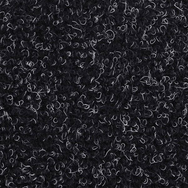 vidaXL Self-Adhesive Stair Treads 15 pcs. 65x21x4 cm Black Semi-Circular Large