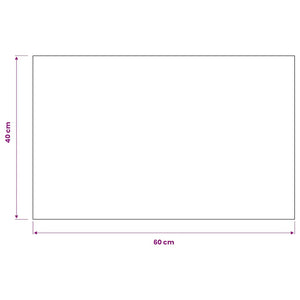 vidaXL Doormat Rectangular Tufted 40x60 cm Anthracite