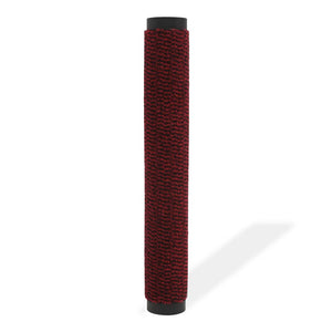 vidaXL Dirt Trapper Mat Rectangular Tufted 60x90 cm Red