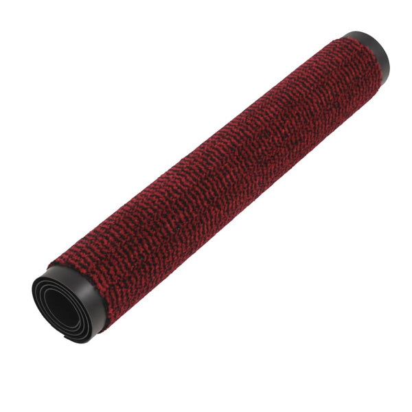 vidaXL Dirt Trapper Mat Rectangular Tufted 60x90 cm Red