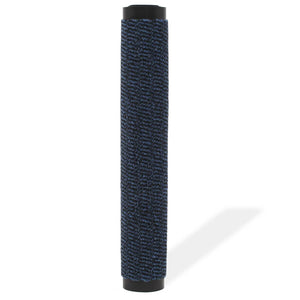 vidaXL Dirt Barrier Mat Rectangular Tufted 60x90 cm Blue