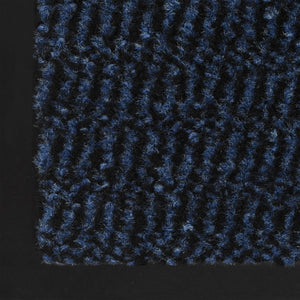 vidaXL Dirt Barrier Mat Rectangular Tufted 60x90 cm Blue