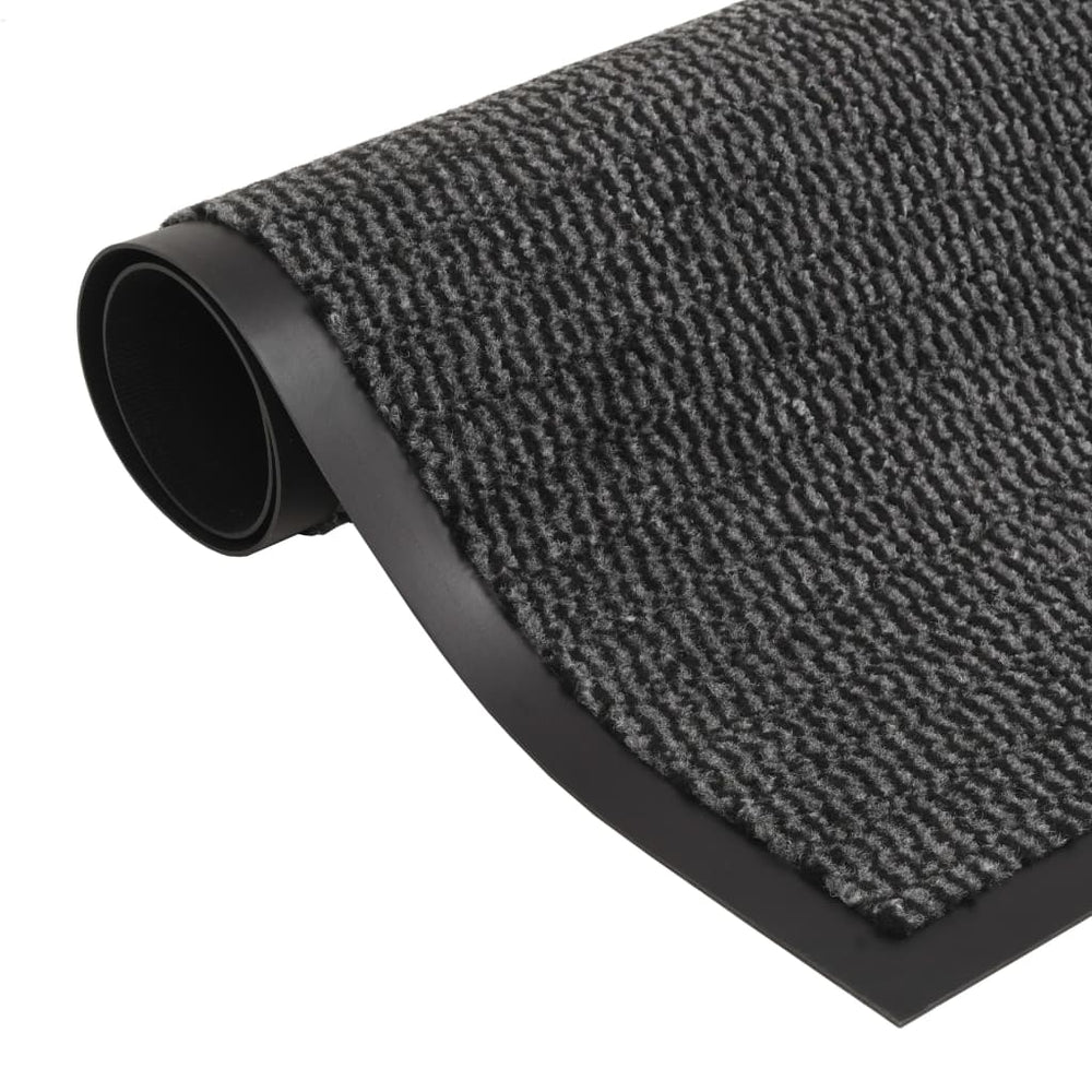 vidaXL Rectangular Tufted Dirt Trapper Mat 80x120 cm Anthracite