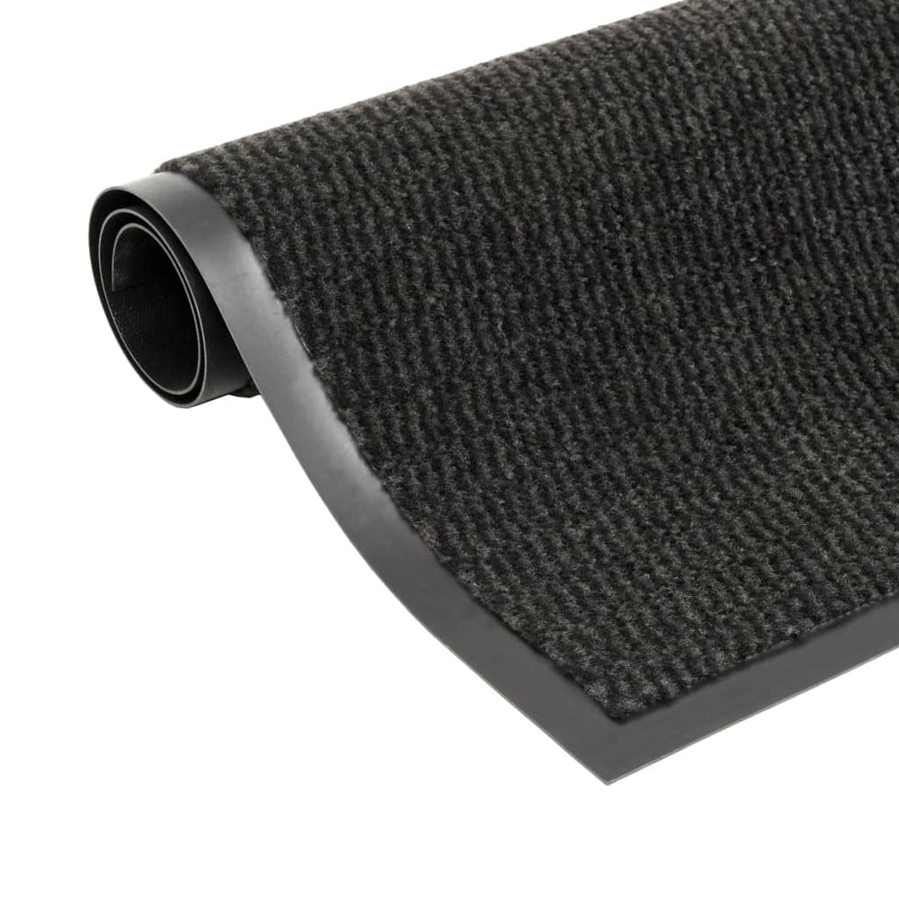 vidaXL Dirt Trapper Mat Rectangular Tufted 80x120 cm Black