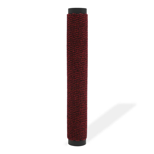 vidaXL Tufted Rectangular Dirt Trapper Mat 80x120 cm Red