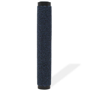 vidaXL Dirt Trapper Mat Rectangular Tufted 80x120 cm Blue