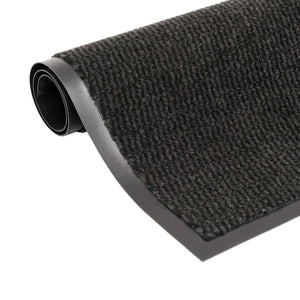 vidaXL Dirt Trapper Mat Rectangular Tufted 90x150 cm Black