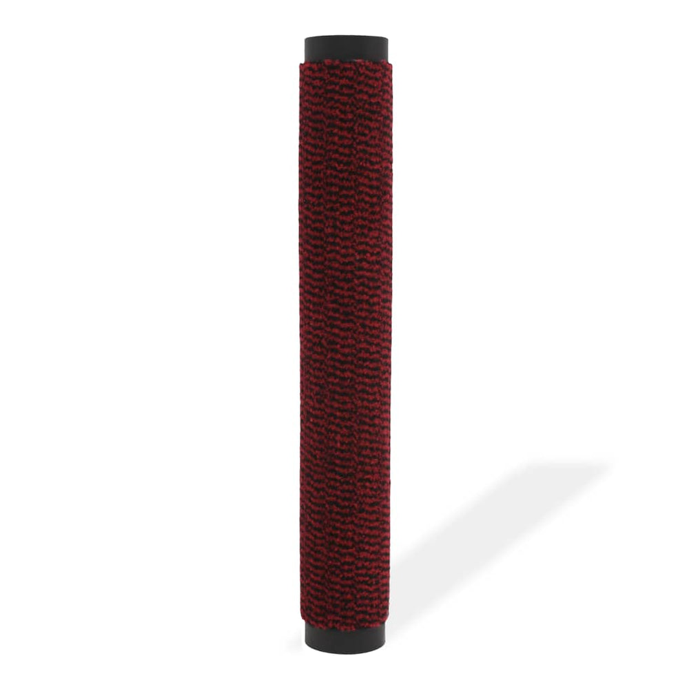 vidaXL Dirt Trapper Mat Rectangular Tufted 90x150 cm Red