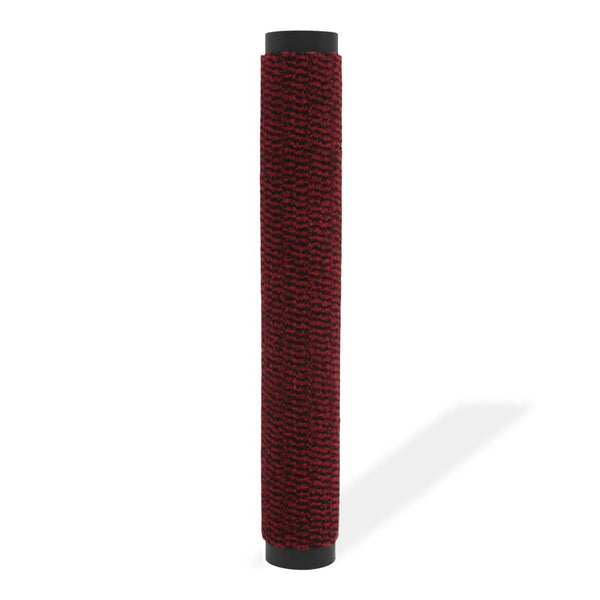 vidaXL Dirt Trapper Mat Rectangular Tufted 90x150 cm Red