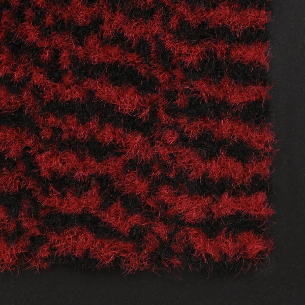 vidaXL Dirt Trapper Mat Rectangular Tufted 90x150 cm Red