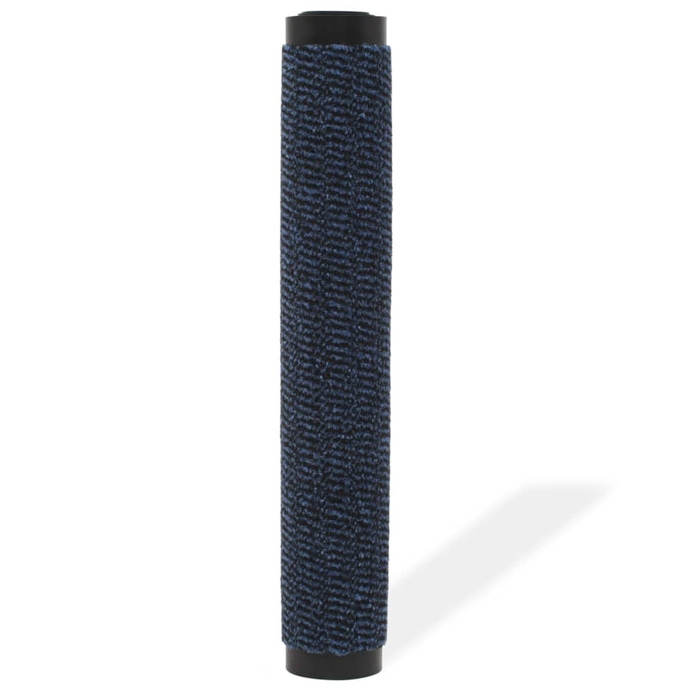 vidaXL Tufted Rectangular Doormat 90x150 cm Blue