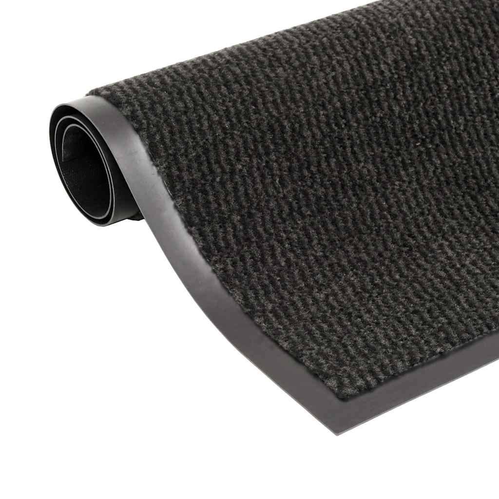 vidaXL Dirt Trapper Mat Rectangular Tufted 120x180 cm Black